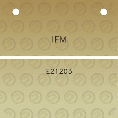 ifm-e21203