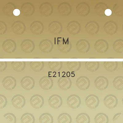 ifm-e21205