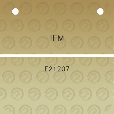 ifm-e21207