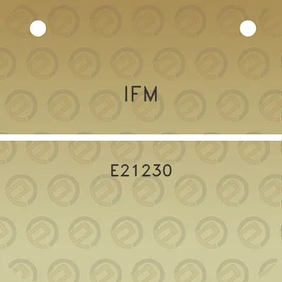 ifm-e21230