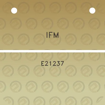 ifm-e21237