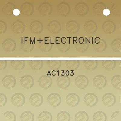 ifmelectronic-ac1303