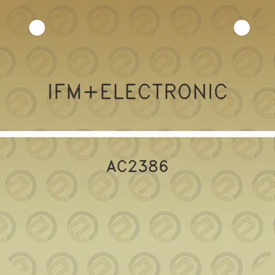 ifmelectronic-ac2386