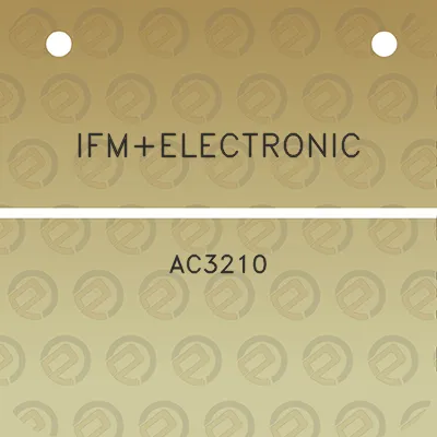 ifmelectronic-ac3210