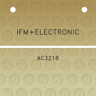 ifmelectronic-ac3218