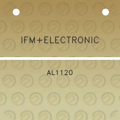 ifmelectronic-al1120