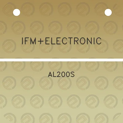 ifmelectronic-al200s