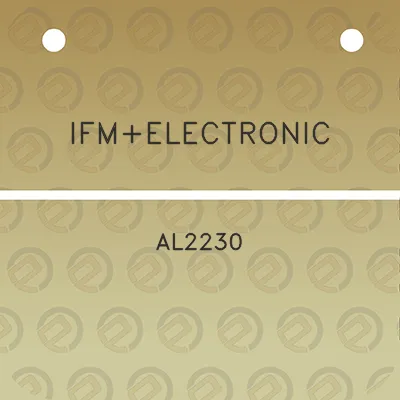 ifmelectronic-al2230