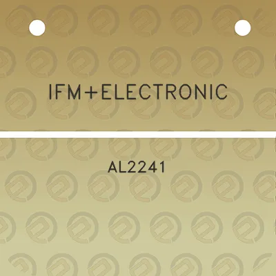 ifmelectronic-al2241