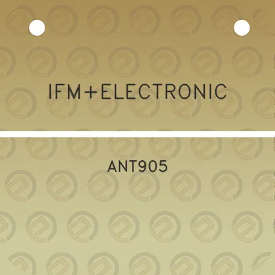 ifmelectronic-ant905