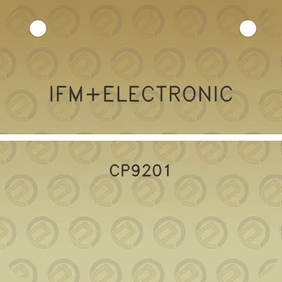 ifmelectronic-cp9201