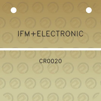 ifmelectronic-cr0020