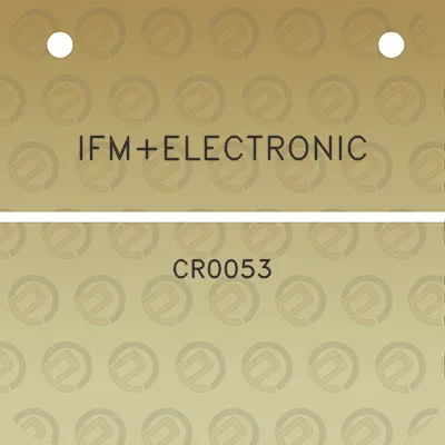 ifmelectronic-cr0053