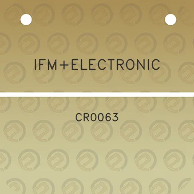 ifmelectronic-cr0063