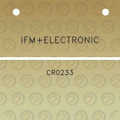 ifmelectronic-cr0233