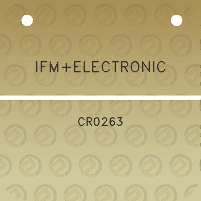 ifmelectronic-cr0263