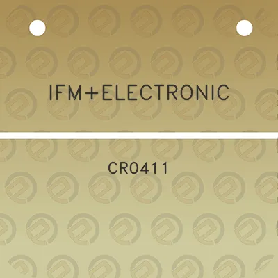 ifmelectronic-cr0411