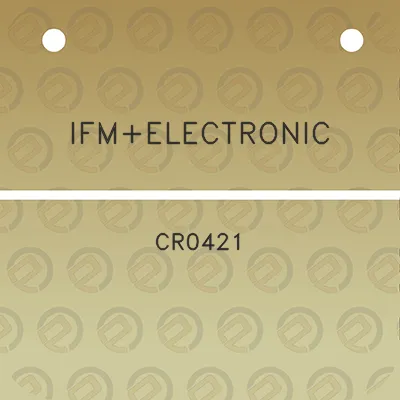 ifmelectronic-cr0421