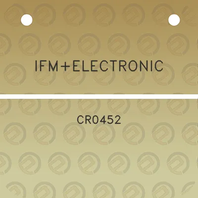 ifmelectronic-cr0452