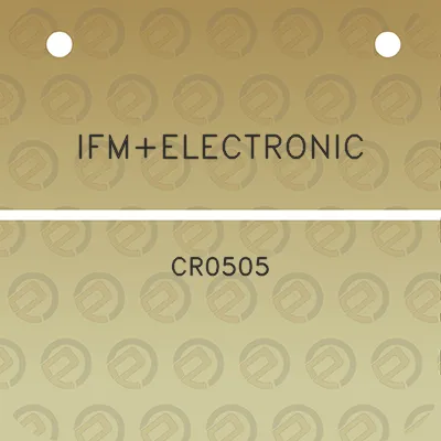 ifmelectronic-cr0505