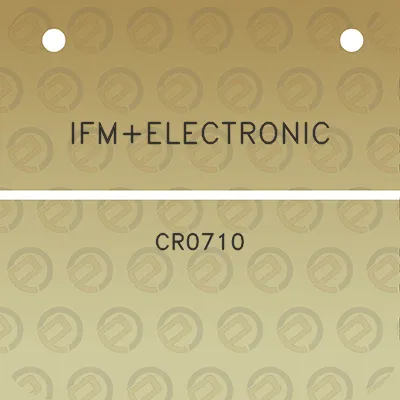 ifmelectronic-cr0710