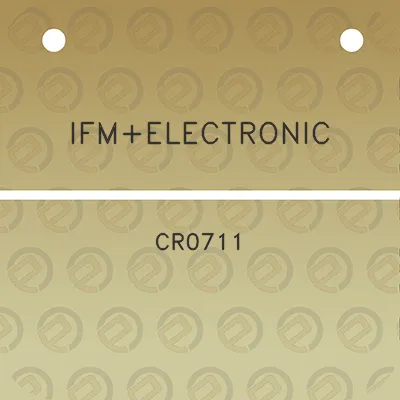 ifmelectronic-cr0711