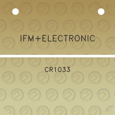 ifmelectronic-cr1033