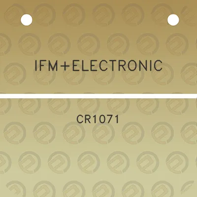 ifmelectronic-cr1071