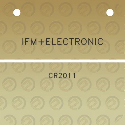 ifmelectronic-cr2011