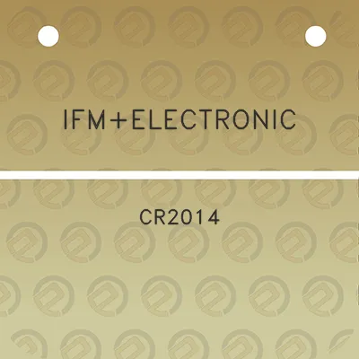 ifmelectronic-cr2014