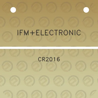 ifmelectronic-cr2016