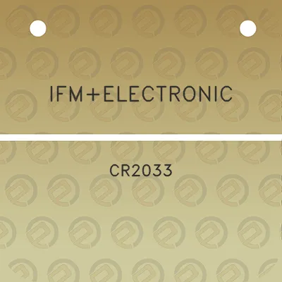 ifmelectronic-cr2033