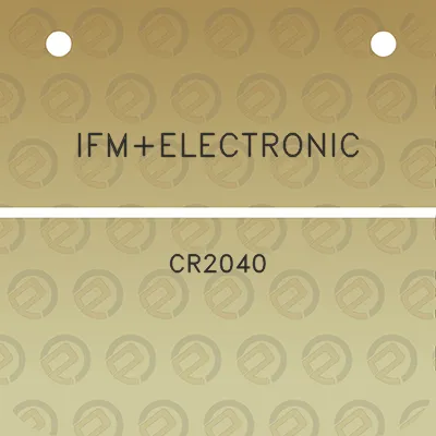 ifmelectronic-cr2040