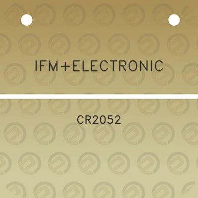 ifmelectronic-cr2052