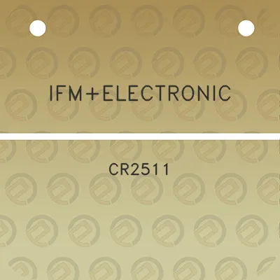 ifmelectronic-cr2511