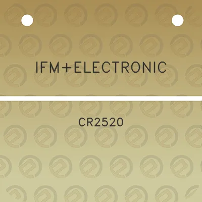 ifmelectronic-cr2520