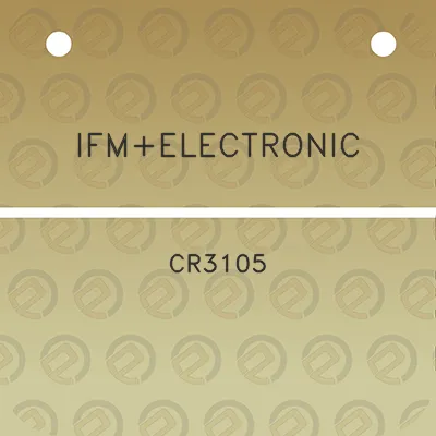 ifmelectronic-cr3105