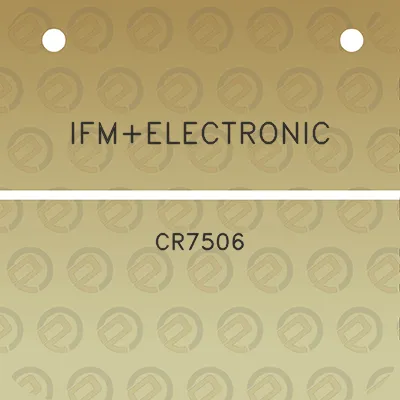 ifmelectronic-cr7506