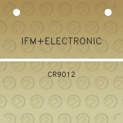 ifmelectronic-cr9012