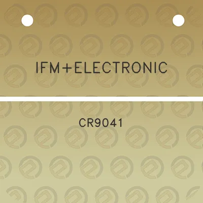 ifmelectronic-cr9041