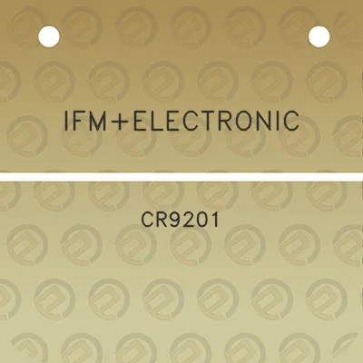 ifmelectronic-cr9201