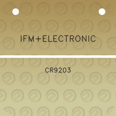 ifmelectronic-cr9203