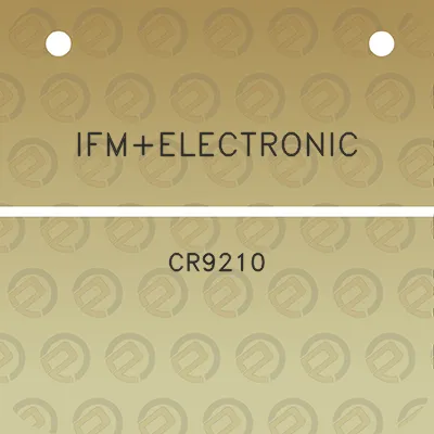 ifmelectronic-cr9210