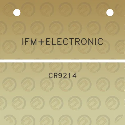 ifmelectronic-cr9214