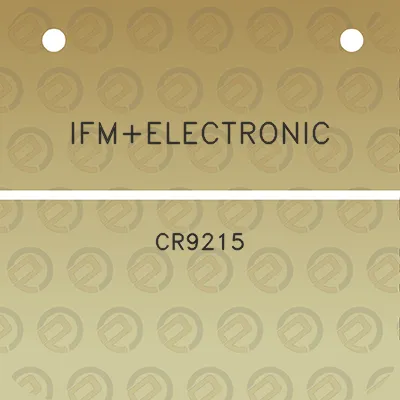 ifmelectronic-cr9215