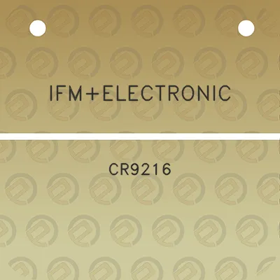 ifmelectronic-cr9216