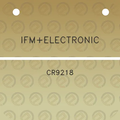 ifmelectronic-cr9218