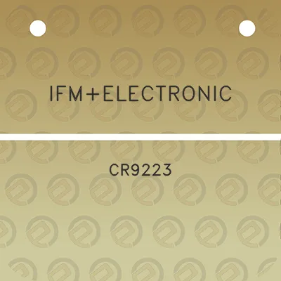 ifmelectronic-cr9223