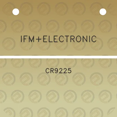 ifmelectronic-cr9225