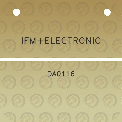 ifmelectronic-da0116